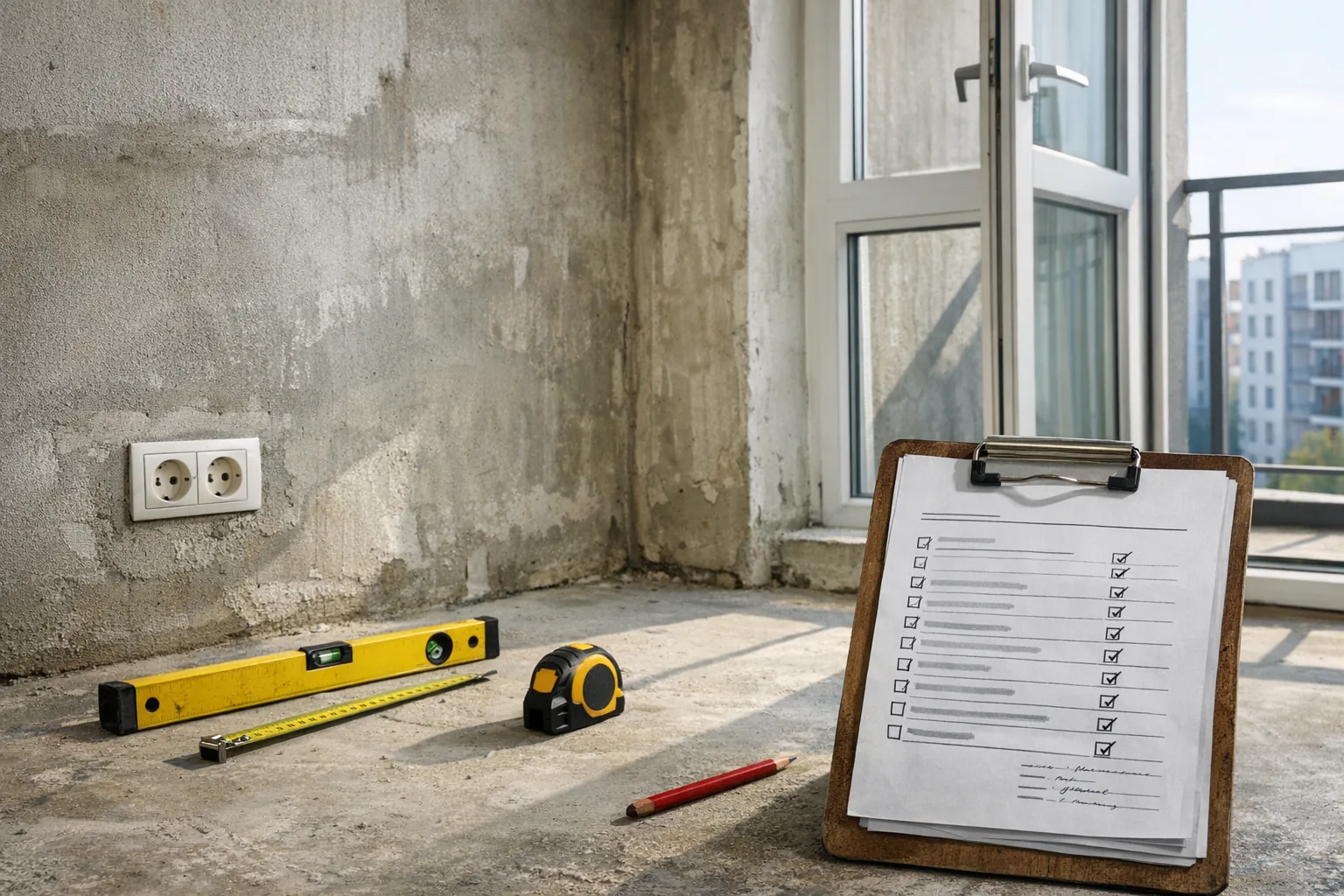 Odbiór mieszkania w Warszawie - lista usterek